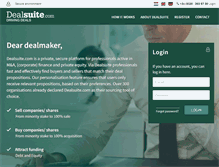 Tablet Screenshot of dealsuite.com